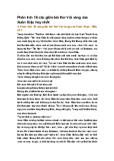 Phân tích 16 câu giữa bài thơ Vội vàng của Xuân Diệu hay nhất