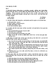 Đề cương ôn tập giữa kì  môn khoa học xã hội-Trường Đại học Vinh