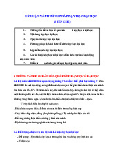 Tài liệu Môn Lý luận và phương pháp dạy học đại học | Đại học Sư phạm Hà Nội 2