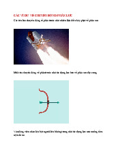 Các ví dụ về chuyển động phản lực - Tài liệu tổng hợp