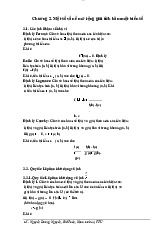 Chương 2. Một số vấn đề mở rộng giải tích hàm một biến số | Môn toán cao cấp