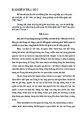 BÀI KIỂM TRA SỐ 2 môn lịch sử Đảng–Trường Đại học kinh tế quốc dân  