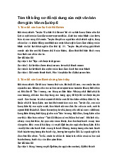 Tóm tắt bằng sơ đồ nội dung của một văn bản đơn giản Văn mẫu lớp 6