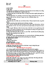 Giáo Án Ôn Tập Giữa Học Kỳ 1 Ngữ Văn 9 Kết Nối Tri Thức