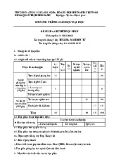 241 DCCT Thương mại điện tử DCO0070 HK241 - Đề cương chi tiết học phần | Đại học Văn Lang