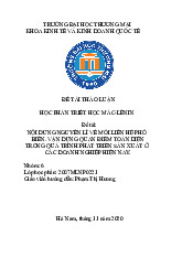 Nội dung nguyên lý về mối quan hệ phổ biến | Bài thảo luận triết học Mác Lênin