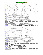 Đề ôn thi vào 10 Tiếng anh theo form mới 2025-2026 có đáp án-Đề 4