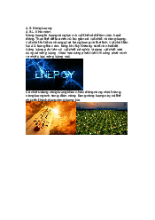 Năng lượng và các nguồn năng lương? | Đại học Sư Phạm Hà Nội