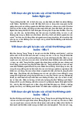 Viết đoạn văn ghi lại cảm xúc về bài thơ Những cánh buồm lớp 6 - Chân trời sáng tạo