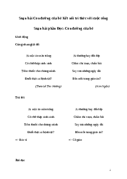 Soạn bài: Con đường của bé Tiếng Việt 3 | Kết nối tri thức