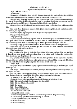 Giáo án Giáo dục Kinh tế và Pháp luật 10 sách Kết nối tri thức với cuộc sống | Ôn tập
