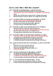 Câu hỏi trắc nghiệm có đáp án - Giáo Dục Quốc Phòng-An Ninh | Đại học Công nghiệp Thực phẩm Thành phố HCM