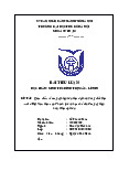 Tiểu luận Quan điểm về công nghiệp hoá hiện đại hoá - Kinh tế chính trị Mác Lênin | Trường Đại học Thủ đô Hà Nội
