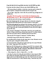 Công thức và bài tập môn luật đất đai| Đại học Nội Vụ Hà Nội