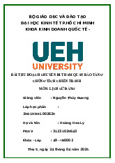 Bài Thu Hoạch Chuyến Đi Tham Quan Bảo Tàng Chứng Tích Chiến Tranh | Lịch sử đảng | Trường Đại học Kinh tế Thành phố Hồ Chí Minh