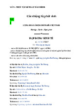 Các chứng từ phát sinh | Đại học Kinh tế Kỹ thuật Công nghiệp