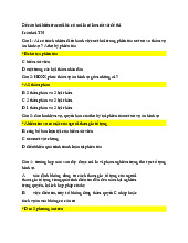 Bài tập trắc nghiệm môn Luật hình sự-  Kỹ năng giải quyết một cách khéo léo và chu đáo hơn để hoàn thiện