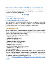 Từ chỉ trạng thái là gì? Ví dụ cách đặt câu có từ chỉ trạng thái - Tiếng việt lớp 2
