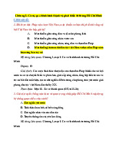 Chương 2: Cơ Sở Hình Thành Tư Tưởng Hồ Chí Minh | Môn Tư tưởng Hồ Chí Minh - Đại học Quảng Nam