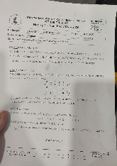 Đề thi giữa HKI học phần Toán học tổ hợp năm 2024 - 2025 | Trường Đại học Khoa học tự nhiên, Đại học Quốc gia Thành phố Hồ Chí Minh