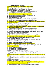 TOP 100 câu trắc nghiệm có đáp án môn Cơ sở dữ liệu phân tích | Trường Đại học Kinh doanh và Công nghệ Hà Nội