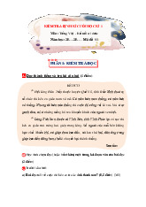 Đề thi cuối học kỳ 1 môn Tiếng Việt lớp 4 năm học 2024 - 2025 | Bộ sách Kết nối tri thức