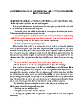 Quan điểm cơ bản của chủ nghĩa Mác – Lênin về sản xuất hàng hóa và hàng hóa