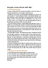 Nho giáo có hạn chế nào dưới đây?