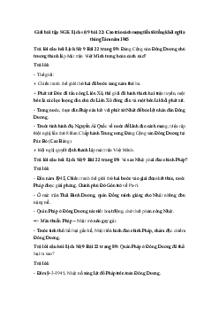 Cao trào Cách mạng tiến tới Tổng khởi nghĩa tháng Tám 1945