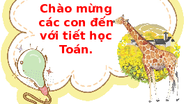Giáo án điện tử Toán 3 Chương 2 Cánh diều: Nhân số tròn chục với một chữ số