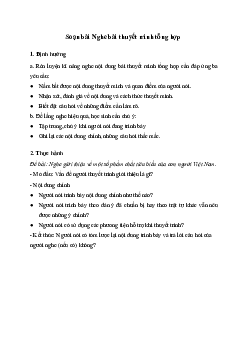 Soạn bài Nghe bài thuyết minh tổng hợp | Văn 11 Cánh diều