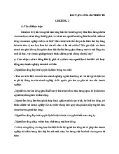 Câu hỏi ôn tập môn kinh tế chính trị chương 3 + chương 4 | Kinh tế chính trị Mác - Lênin | Đại học Tôn Đức Thắng