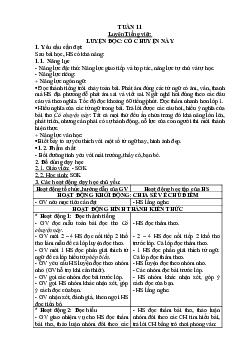 Giáo án buổi 2 Tiếng Việt 2 sách Cánh diều | Tuần 11