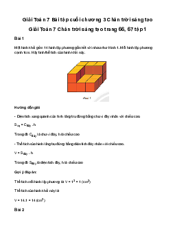 Giải Toán lớp 7 Bài tập cuối chương 3 | Chân trời sáng tạo