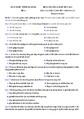 Đề thi thử tốt nghiệp THPT 2025 môn Giáo dục Kinh tế và Pháp luật bám sát đề minh họa - Đề 21
