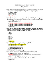 Đề thi kỳ 1 19 20 - Môn Thị trường và các định chế tài chính - Đại Học Kinh Tế - Đại học Đà Nẵng