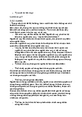 Lợi tức và Tỷ suất lợi tức trong Nền Kinh tế Thị trường