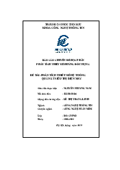 Báo cao chuyên đề học phần phân tích thiết kế hướng đối tượng | Trường đại học Điện Lực