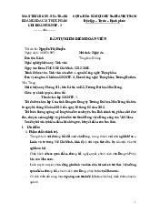 Bản tự kiểm điểm