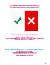 Luyện kỹ năng trắc nghiệm đúng – sai tổng hợp chủ đề khảo sát hàm số