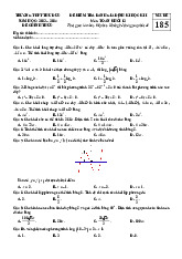 Đề học kì 1 Toán 12 năm 2023 – 2024 trường THPT Thủ Đức – TP HCM