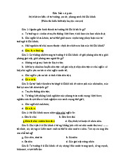 Câu hỏi trắc nghiệm +đáp án - Môn triết học - Đại Học Kinh Tế - Đại học Đà Nẵng