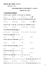 Đề cương giữa học kì 1 Toán 8 năm 2024 – 2025 trường THCS Phước Nguyên – BR VT