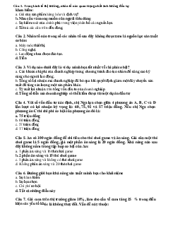 250 câu trắc nghiệm ôn thi cuối kỳ môn Kinh tế vi mô