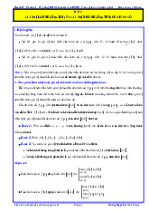 Trắc nghiệm và tự luận chủ đề giá trị lớn nhất và giá trị nhỏ nhất của hàm số