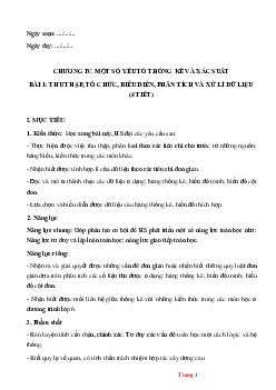 Giáo án số học lớp 6 Cánh diều kỳ 2 theo công văn 5512
