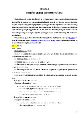 Chương 1- Đại số trừu tượng | Đại học Xây Dựng Hà Nội