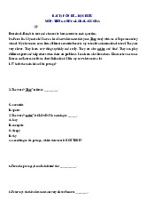 Bài tập Đọc hiểu Tiếng Anh 6 - Global Success | Ôn hè Anh 6