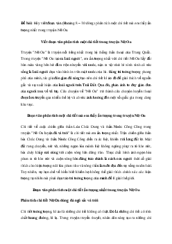 Văn mẫu lớp 10: Đoạn văn phân tích một chi tiết mà em thấy ấn tượng nhất trong truyện Nữ Oa | Cánh diều