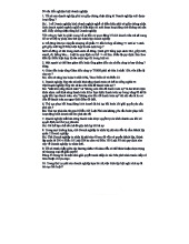 Nhận định Đúng Sai - 30 Câu Trắc Nghiệm Luật Kinh Doanh (Môn Luật)